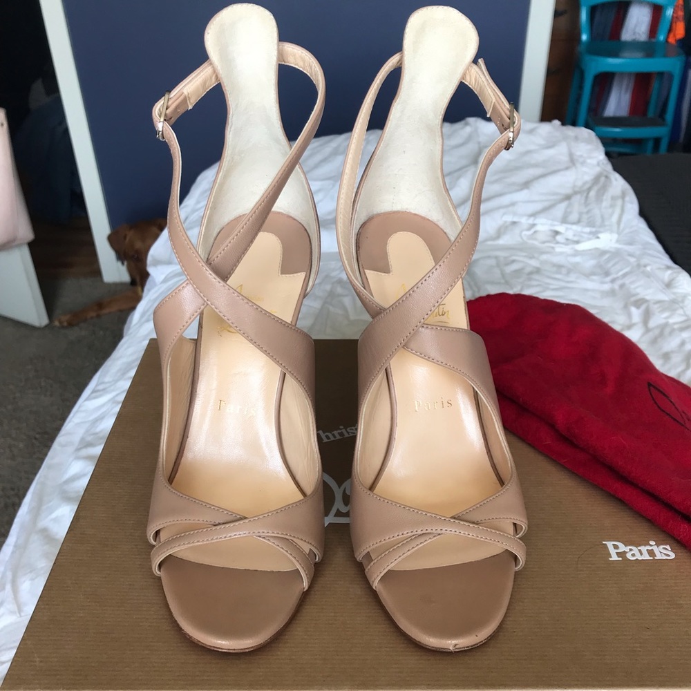 Christian Louboutin Malefissima Criss Cross Heels